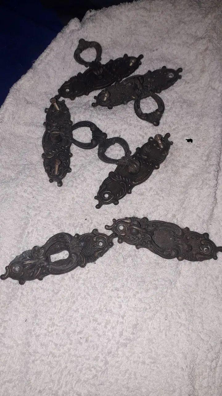 6 puxadores antigos  - Foto 2