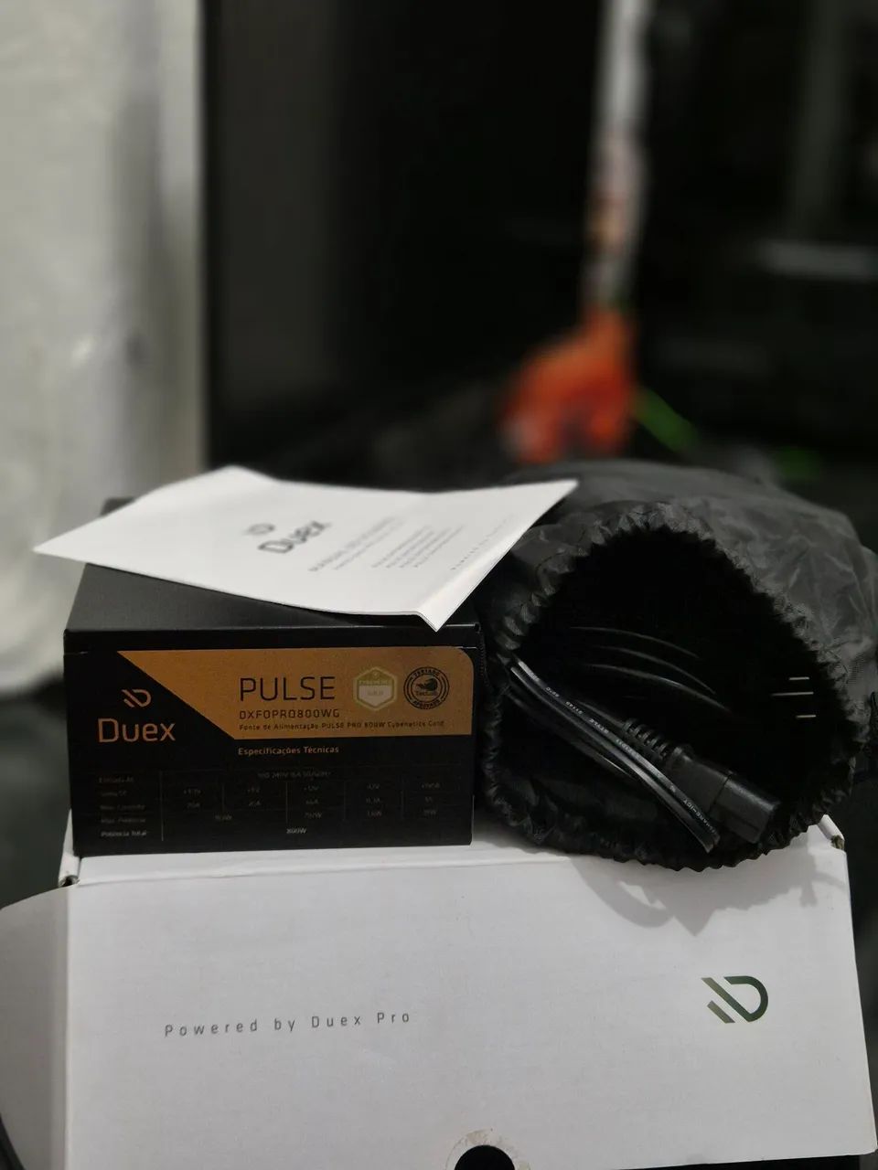 Fonte Duex 800w FULL MODULAR (Vendo Pela OLX) - Foto 2