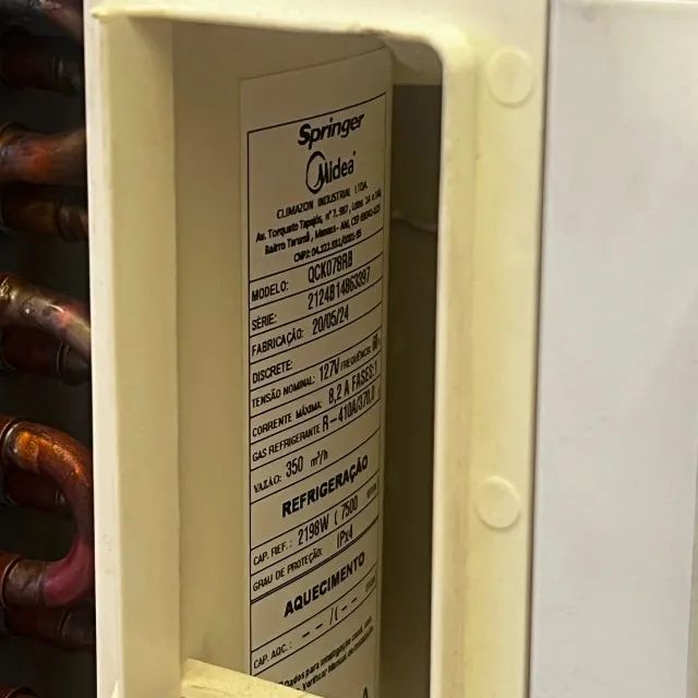 Ar-condicionado Springer Midea 7.500 BTU - 110V