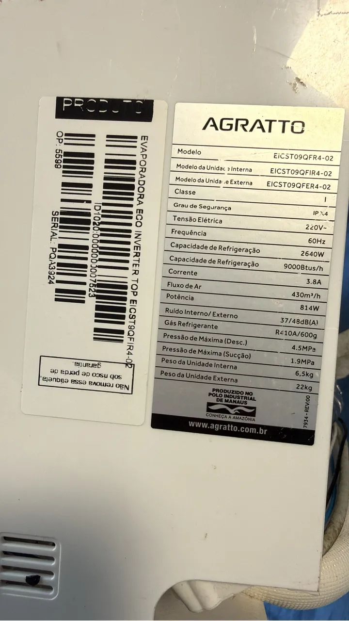 Ar condicionado Inverter 9mil BTUS - Foto 5