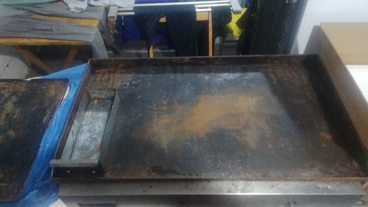 Chapa e utensílios para Lanchonete 