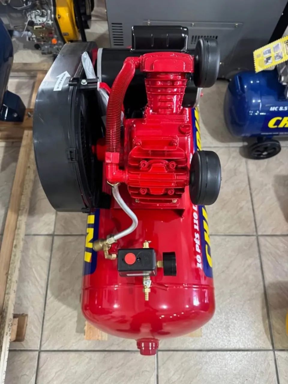  Compressor 110 Litros Chiaperini 140 Libras Motor 2cv Mono - Novo/Loja - Foto 3