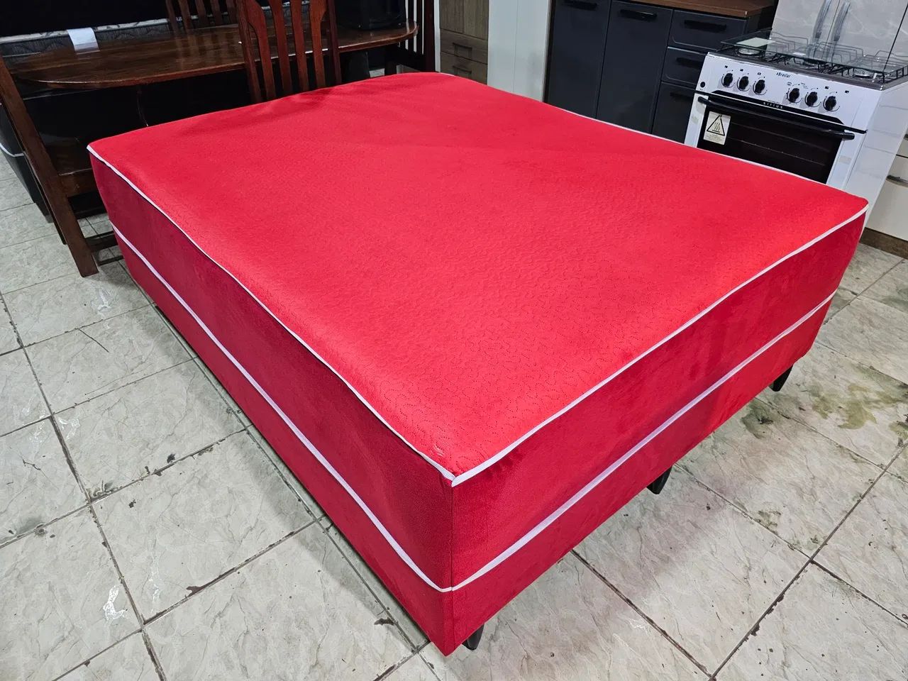 Cama queen unibox nova Mola bonnel - Foto 2