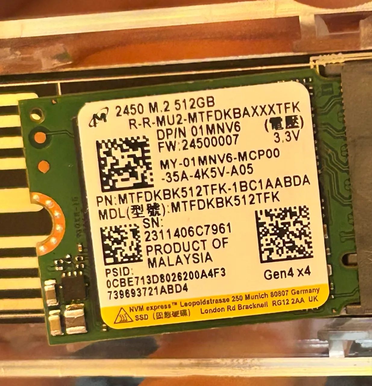 Ssd nvme 512gb 