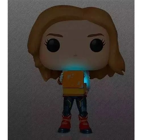 Funko Pop Capitã Marvel 444 Autógrafado - #444