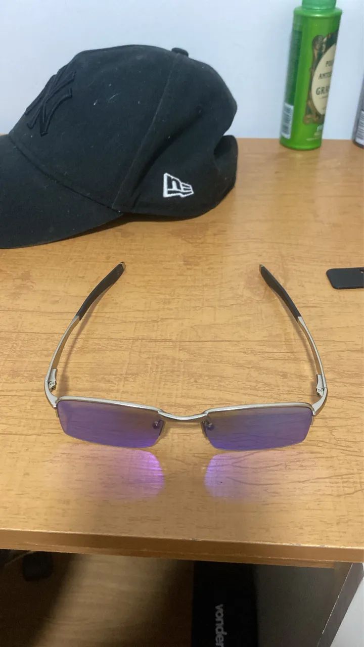 Óculos de Sol Oakley Original Lente Espelhada Azul - Foto 3