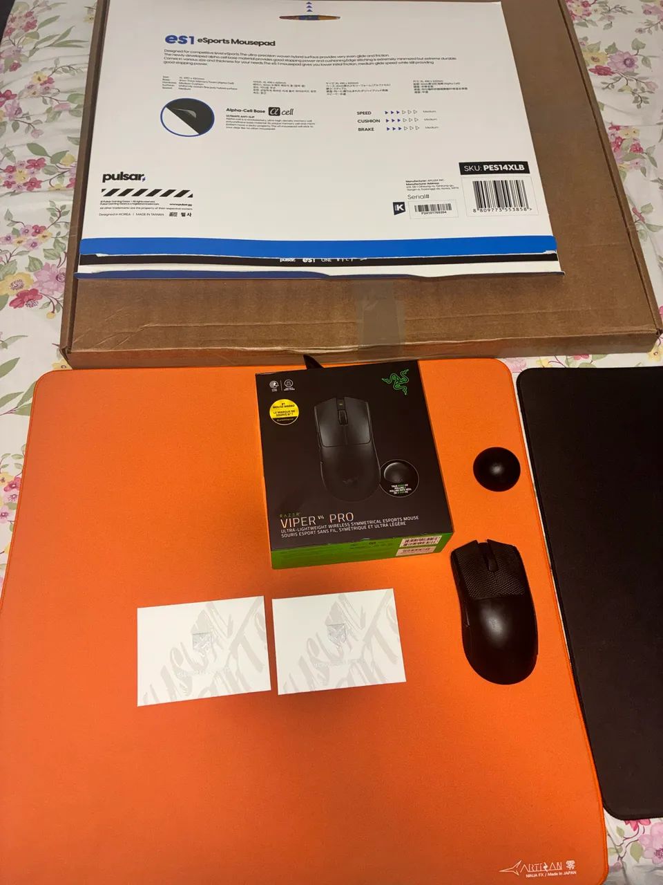 Mouse razer viper v4 pro kit com mouse e feets