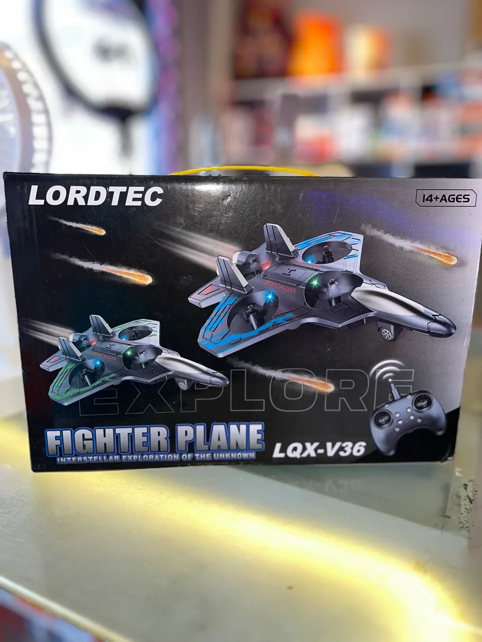 Drone Avião Fighter RC Lordtec 2.4G Recarregável - Foto 4
