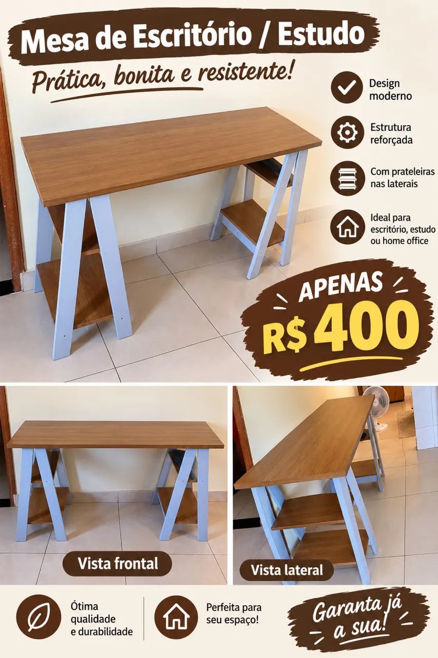 Vendo mesa de escritório 