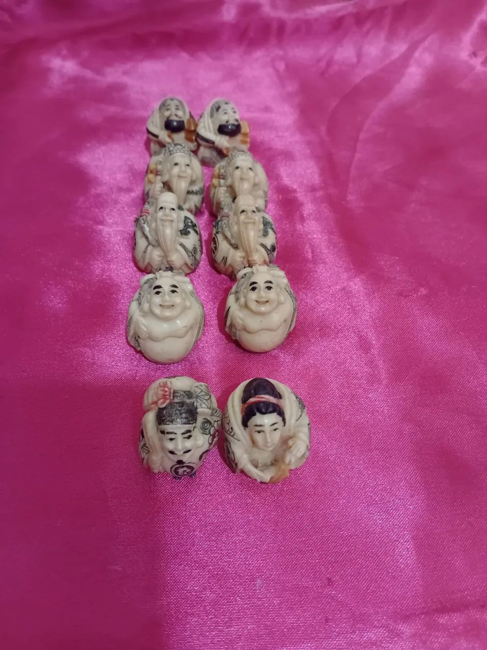 Netsuke 10 unidades tem repetidas  - Foto 2
