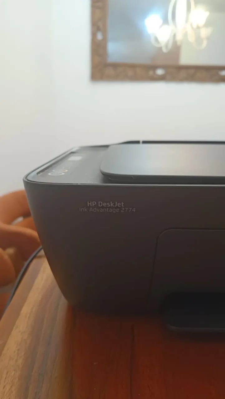 Impressora Multifuncional HP DeskJet 2774 Wi-Fi + Scanner - Foto 2