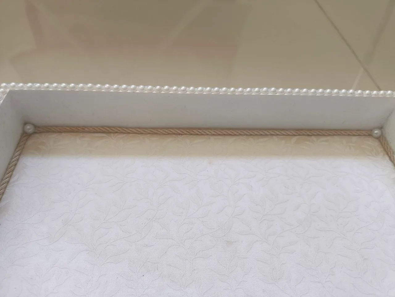 Bandeja quadrada de pérolas  - Foto 4