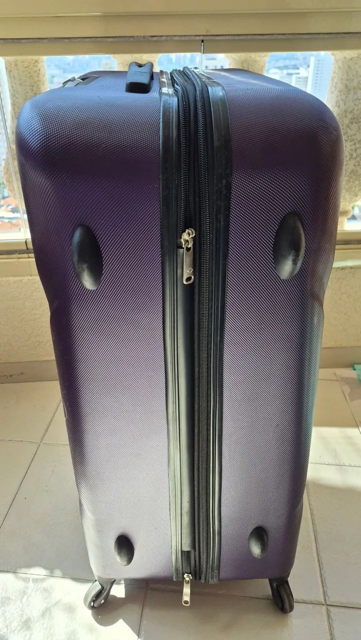 Mala grande de viagem Samsonite com rodinhas - Foto 3