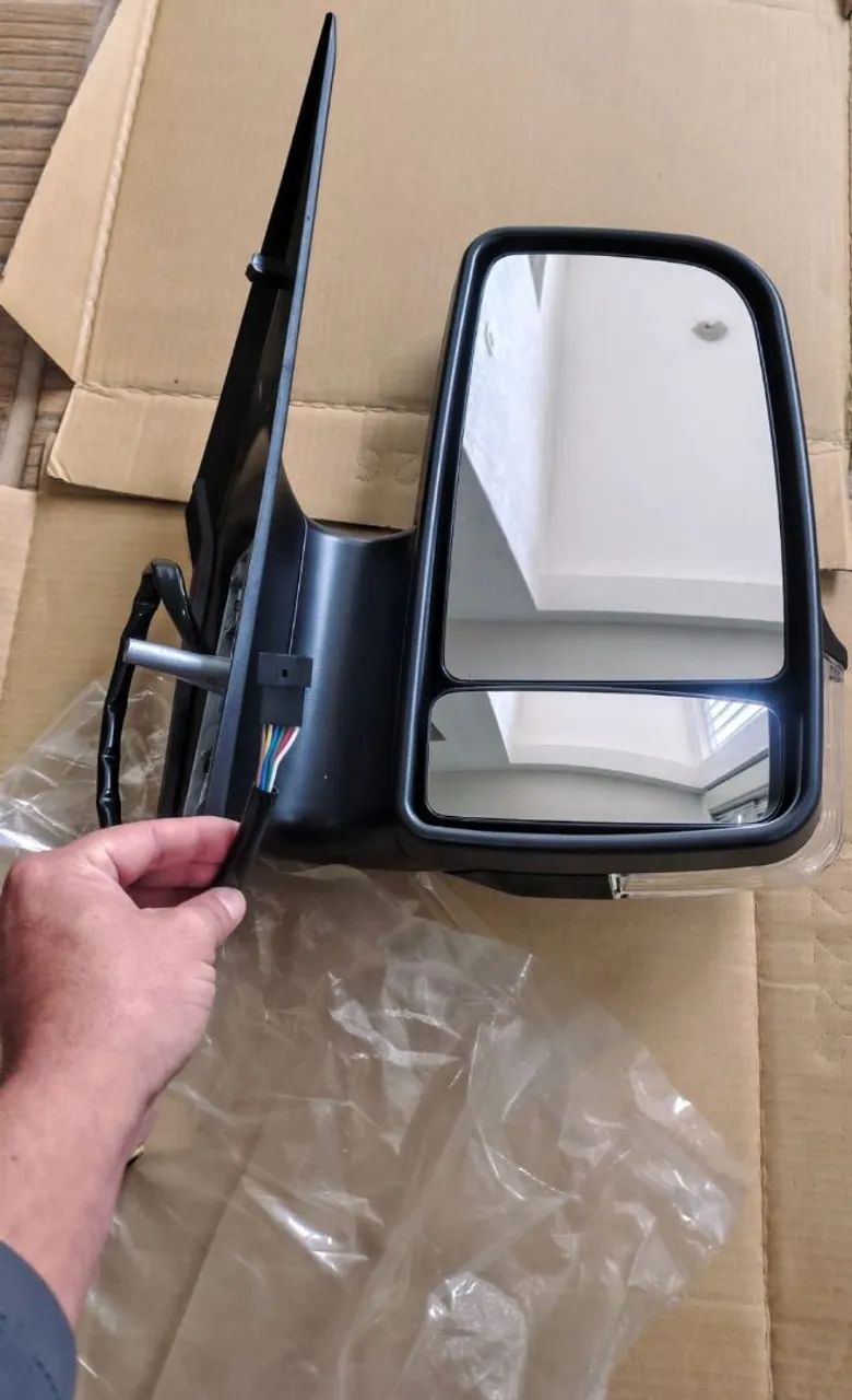 Retrovisor da Sprinter Com Seta e Ajuste Elétrico - Mercedes Benz, Van NOVO NA CAIXA - Foto 3
