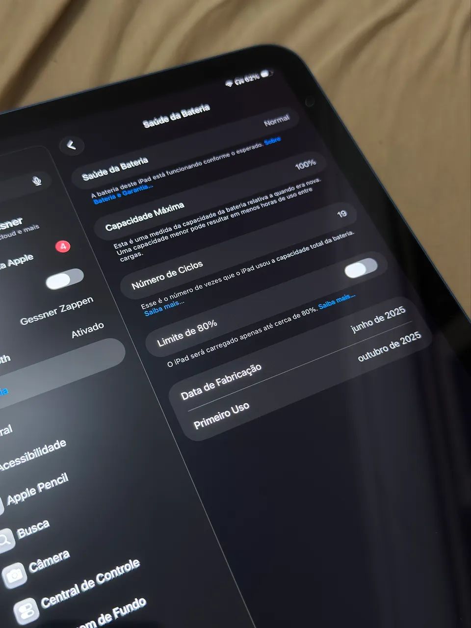 iPad A16 (Semi-novo), 128gb, 3 meses de uso [GARANTIA]