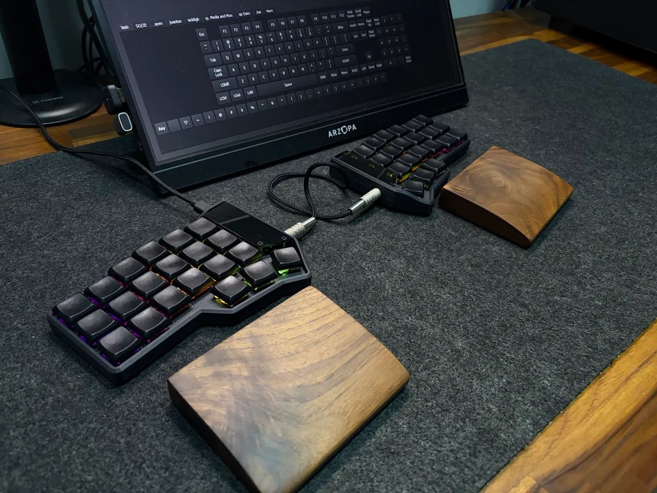 Corne Blackout - Teclado Split - Foto 4