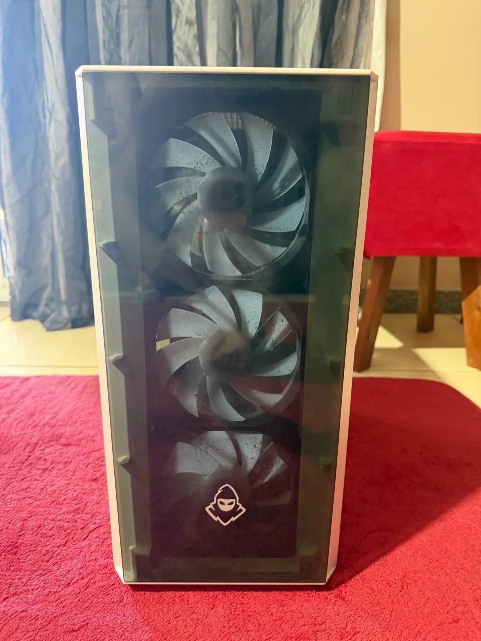 Gabinete Branco com 4 fans  - Foto 2