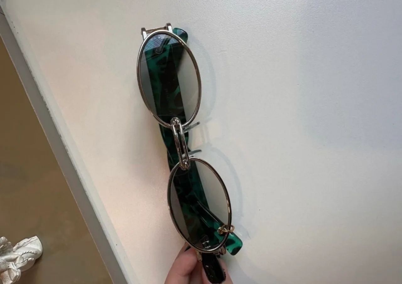 Óculos de sol verde 