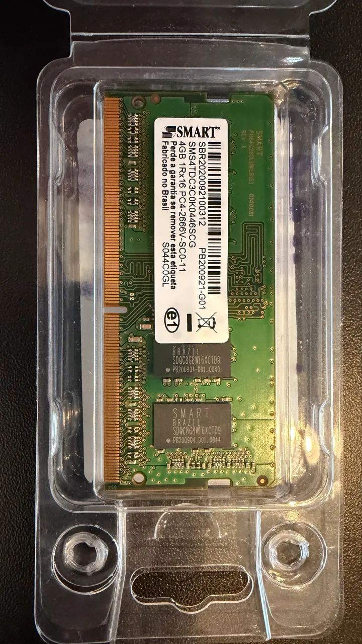 Memória ddr4 4gb Smart original - Foto 2