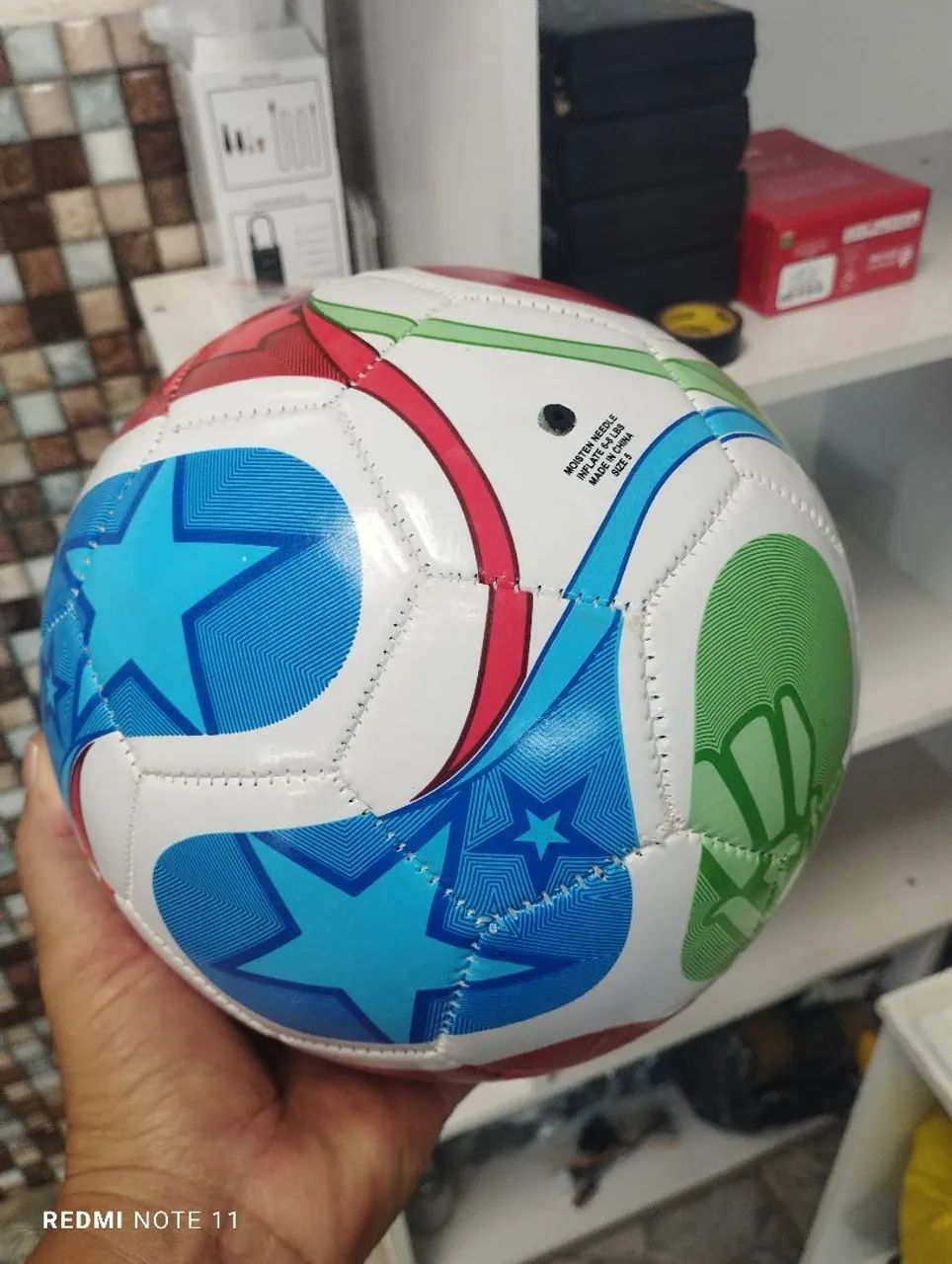 Bola de couro sintético promoção