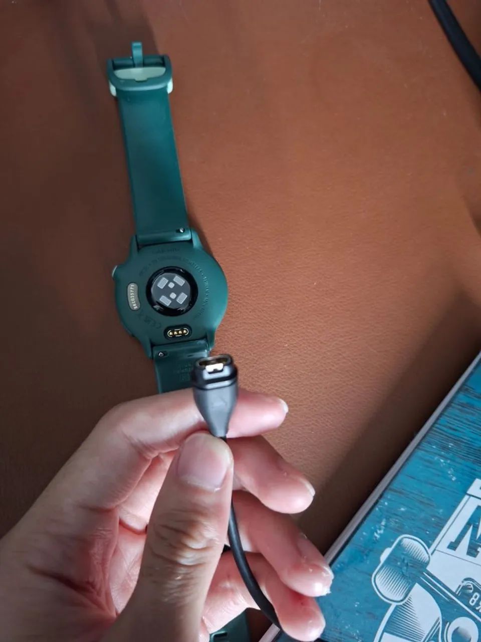Relógio garmin vivoactive verde  - Foto 5