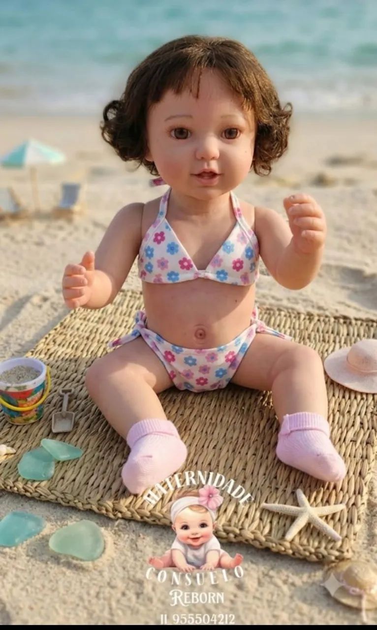 Bebê Reborn pode dar banho 