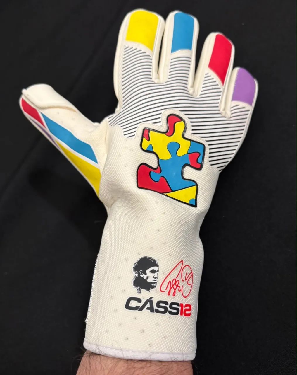 Luva Goleiro Cassio Autismo. - Foto 3