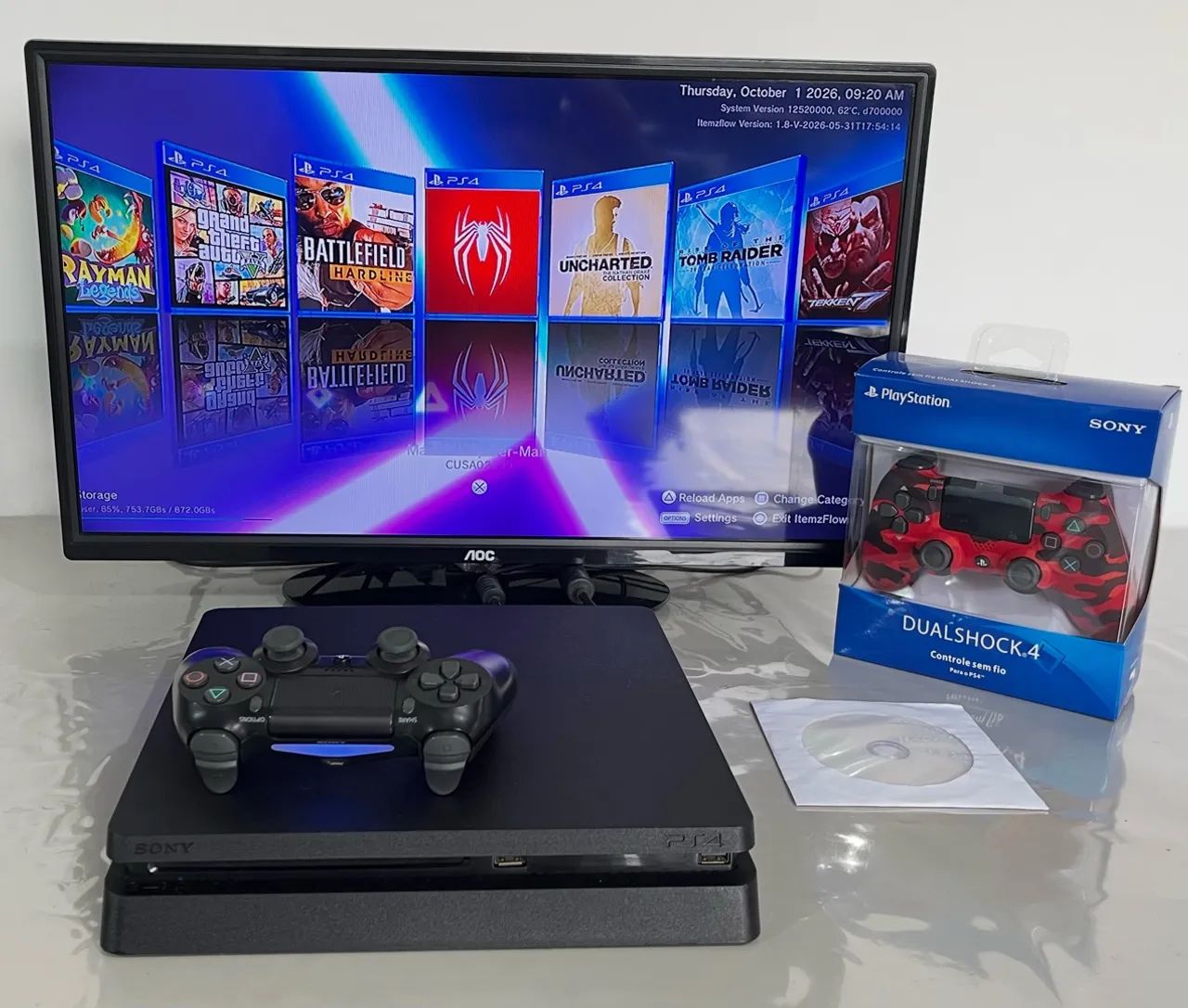 Ps4 Slim Desbloqueado 1 Terabyte  - Foto 4