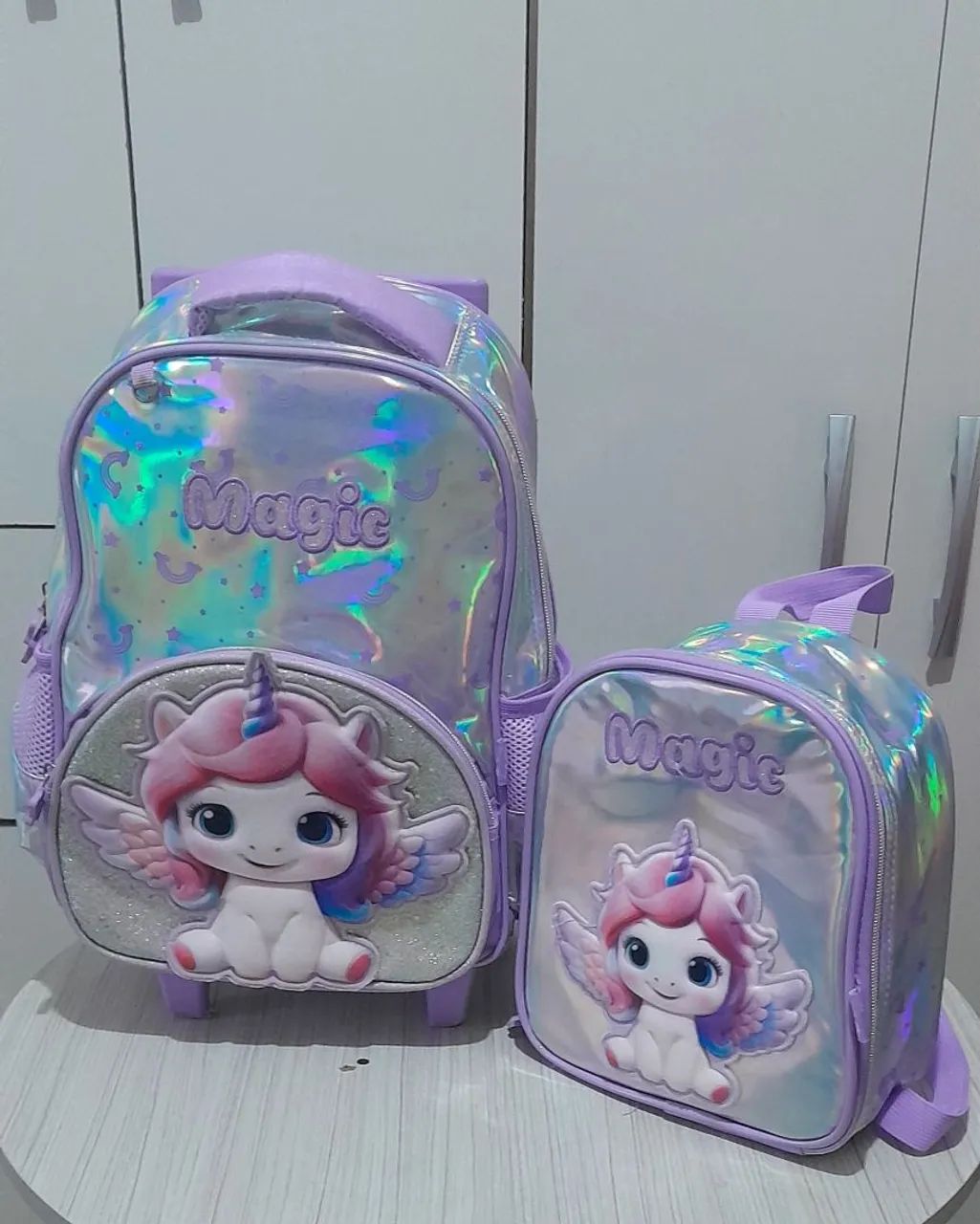 KIT MOCHILA ESCOLAR COM LANCHEIRA  - Foto 5