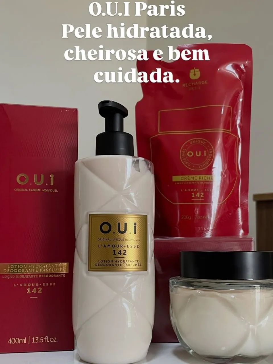 Hidratantes O.u.i Paris disponíveis 