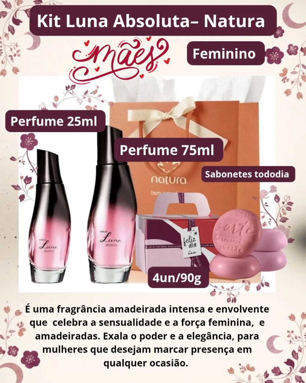 Kit Luna Absoluta- Natura feminino 