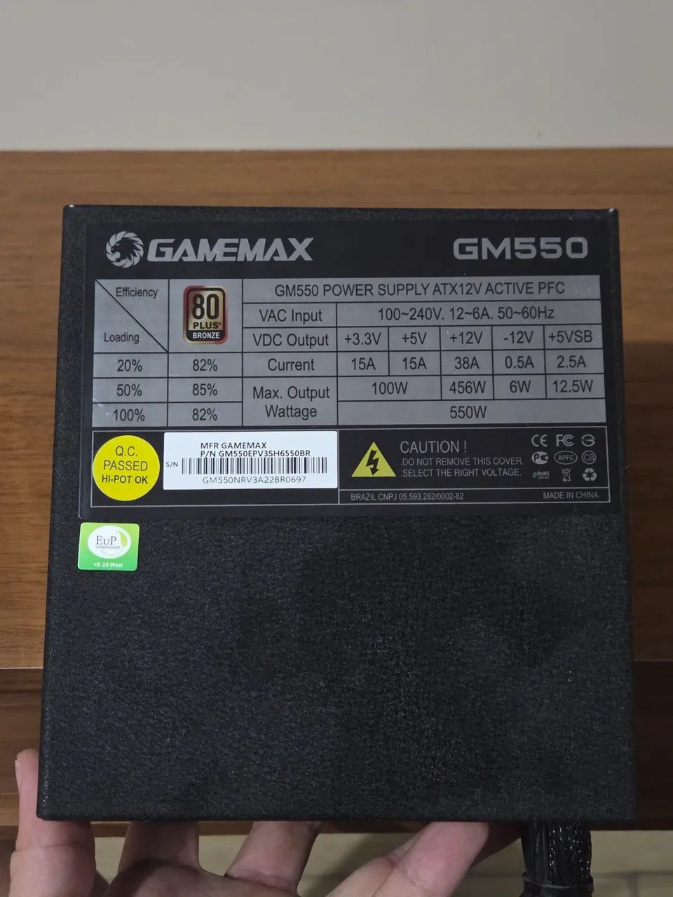 FONTE GAMEMAX GM550  - Foto 2