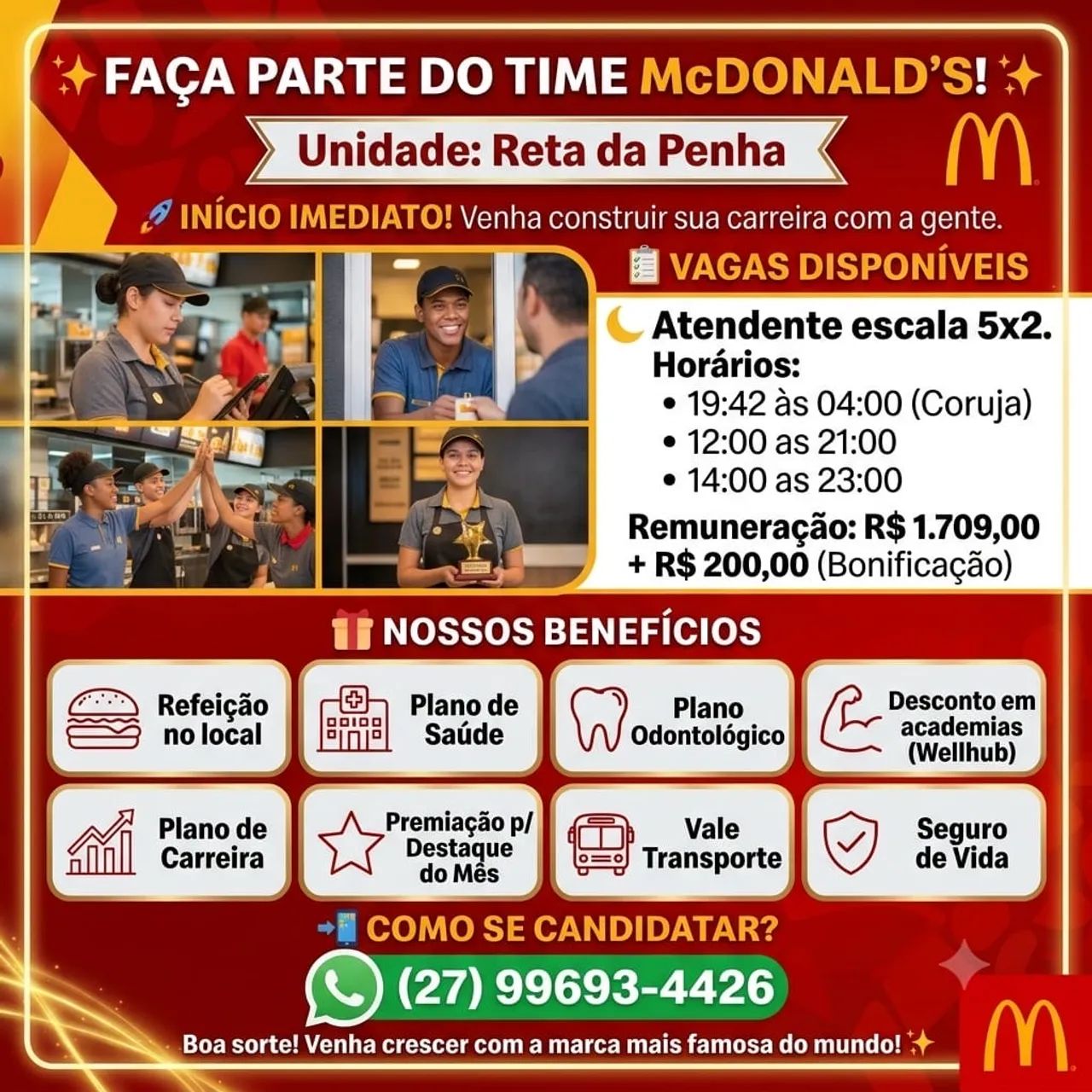 Vaga de Emprego !