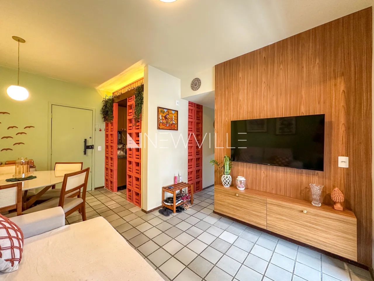 Apartamento mobiliado para locação no Edifício Recife Flat, em Boa Viagem  70m², 02 quarto - Foto 3