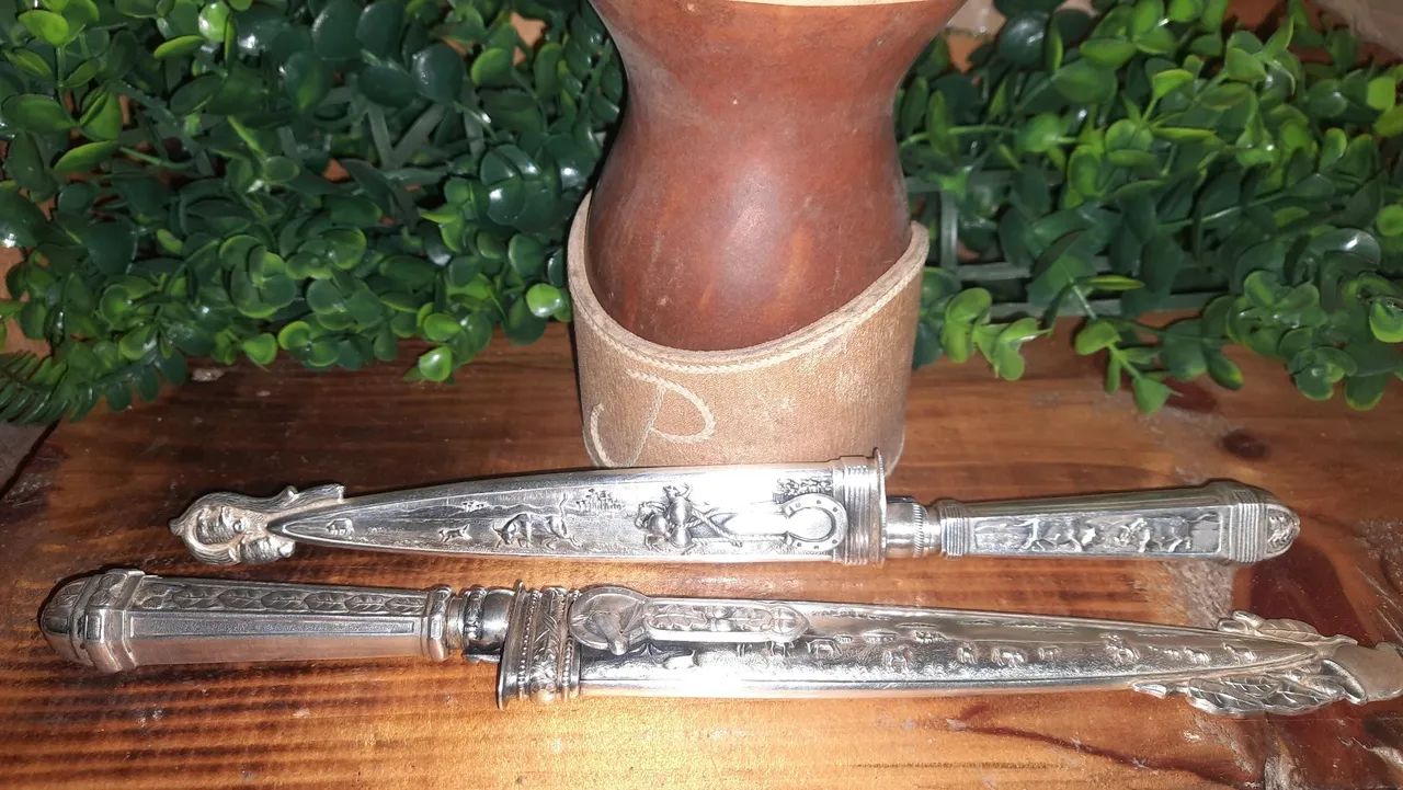 Facas eberle prateadas grande - Foto 2