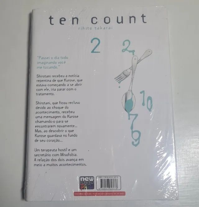 Manga BL Ten Count Volume 2 Lacrado - Foto 2