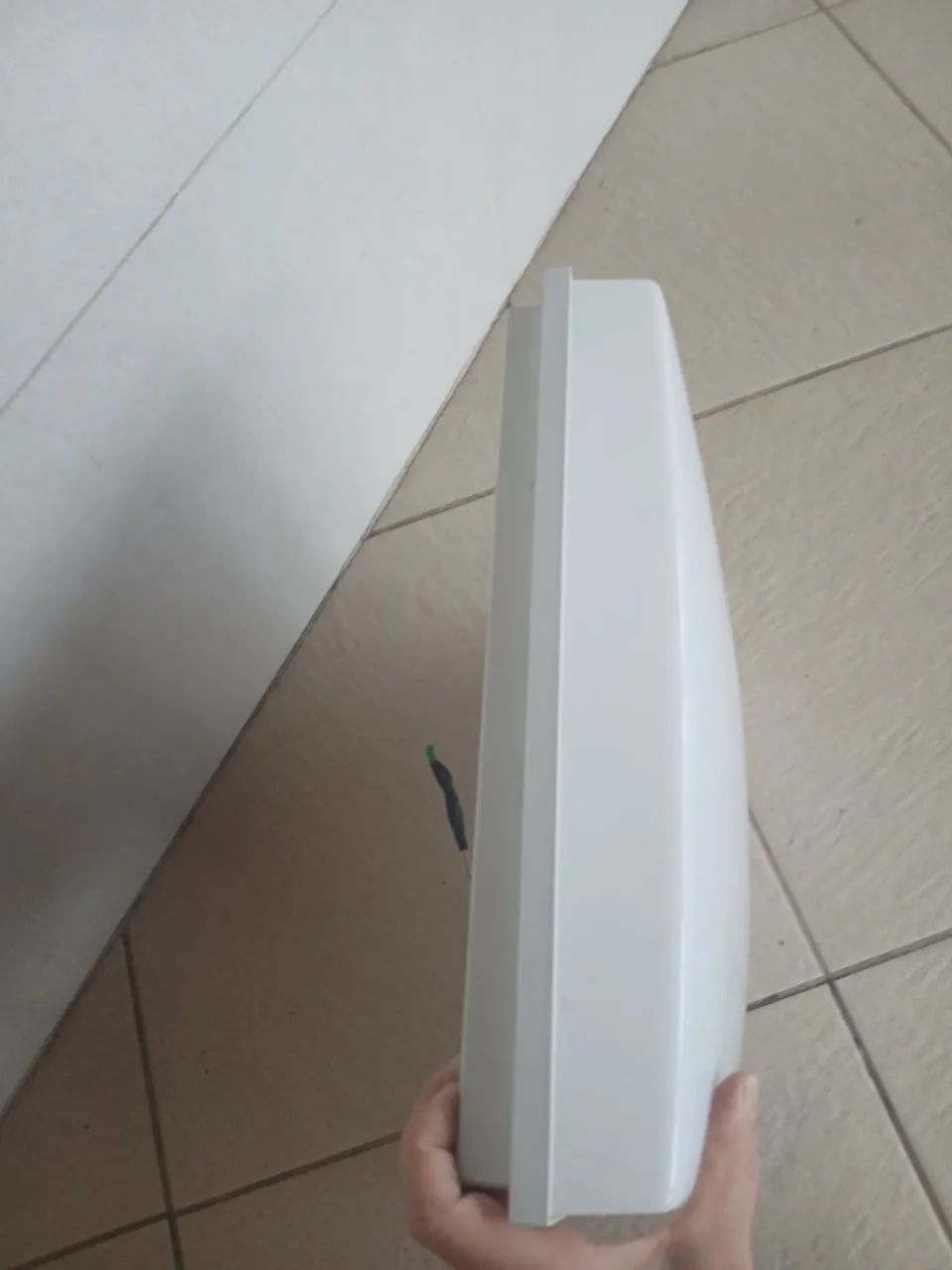 Luminaria Branca para 2 lâmpadas - Foto 2