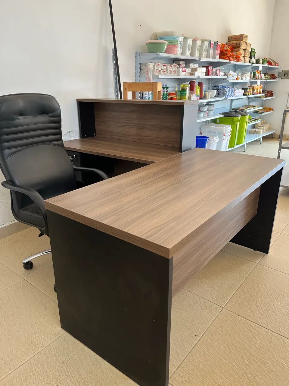 Mesa de Escritório em L - Executiva - Foto 2