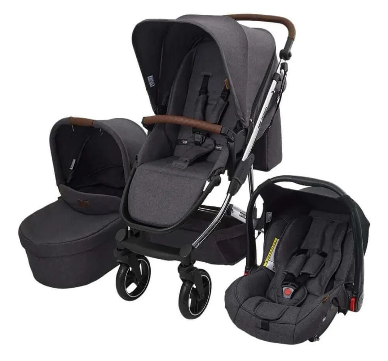 Carrinho + Moisés + Bebe conforto, ABC design 