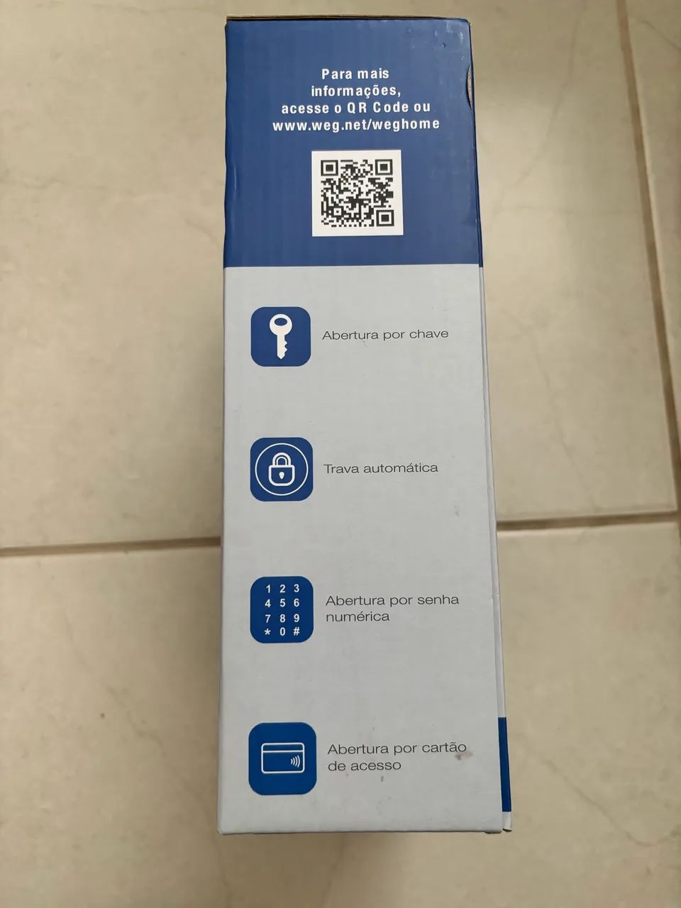 Fechadura eletrônica de sobrepor Stand Alone - WEG Smart Home - Foto 3