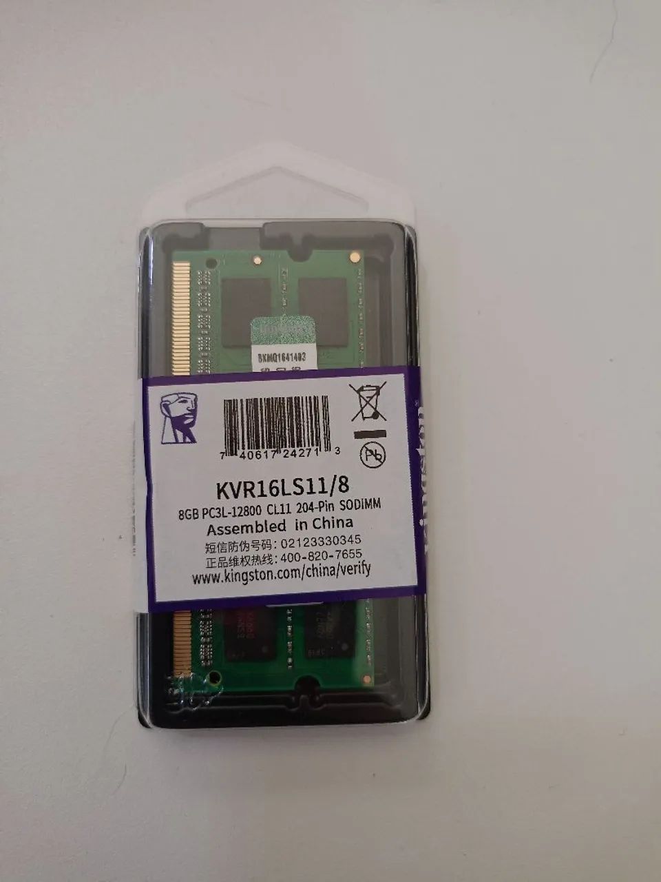 Memória RAM para Notebook 8GB
