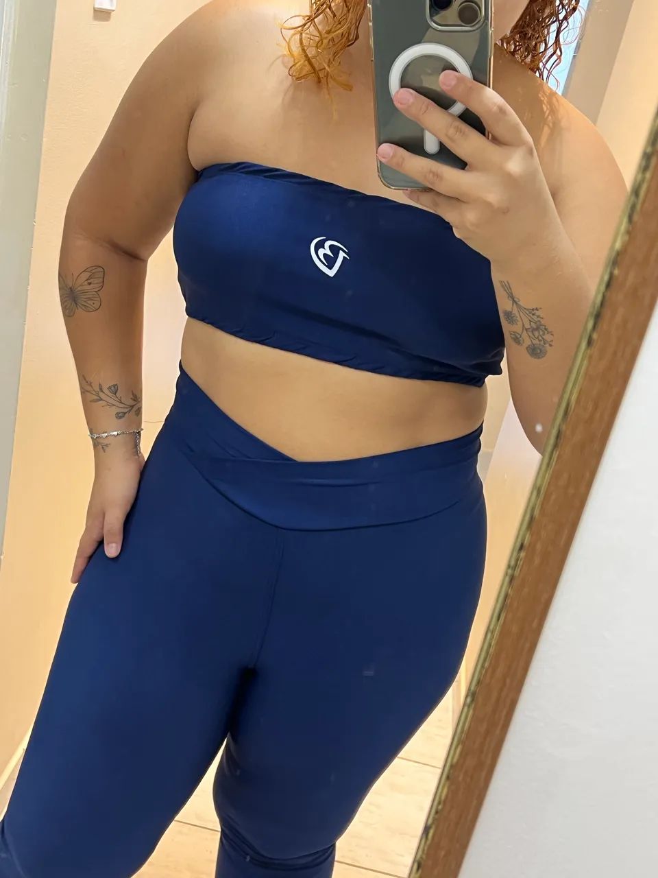 Conjunto calça e top faixa, moda fitness academia  - Foto 3