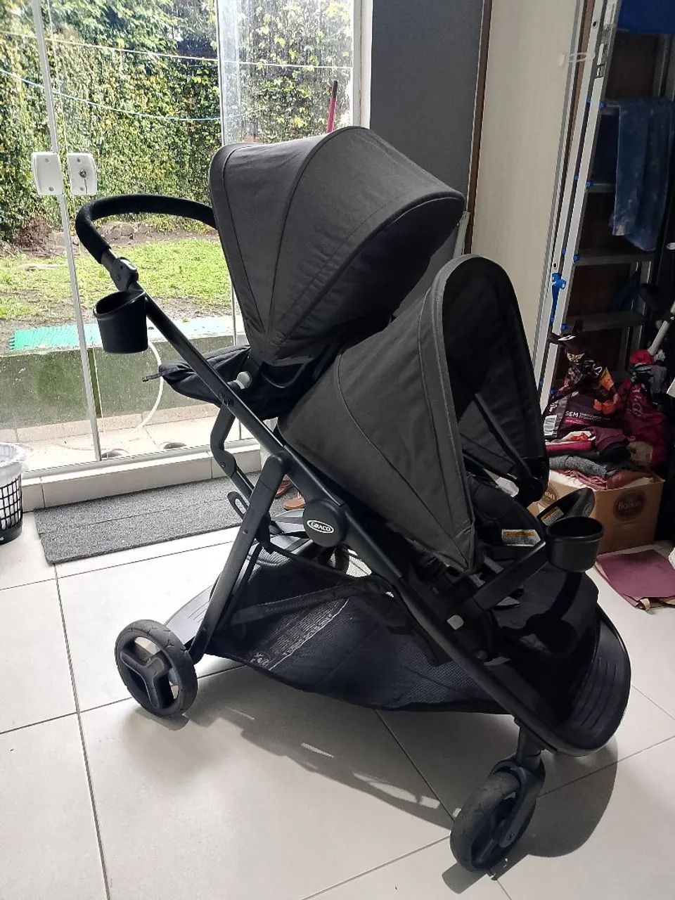 Carrinho Duplo Graco Ready2GROW - Foto 2