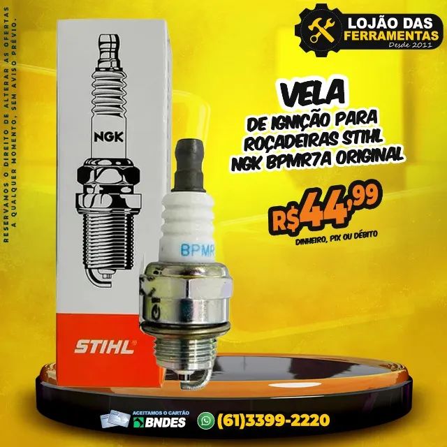 Vela Ignição Ngk Bpmr7a Stihl Roçadeira original