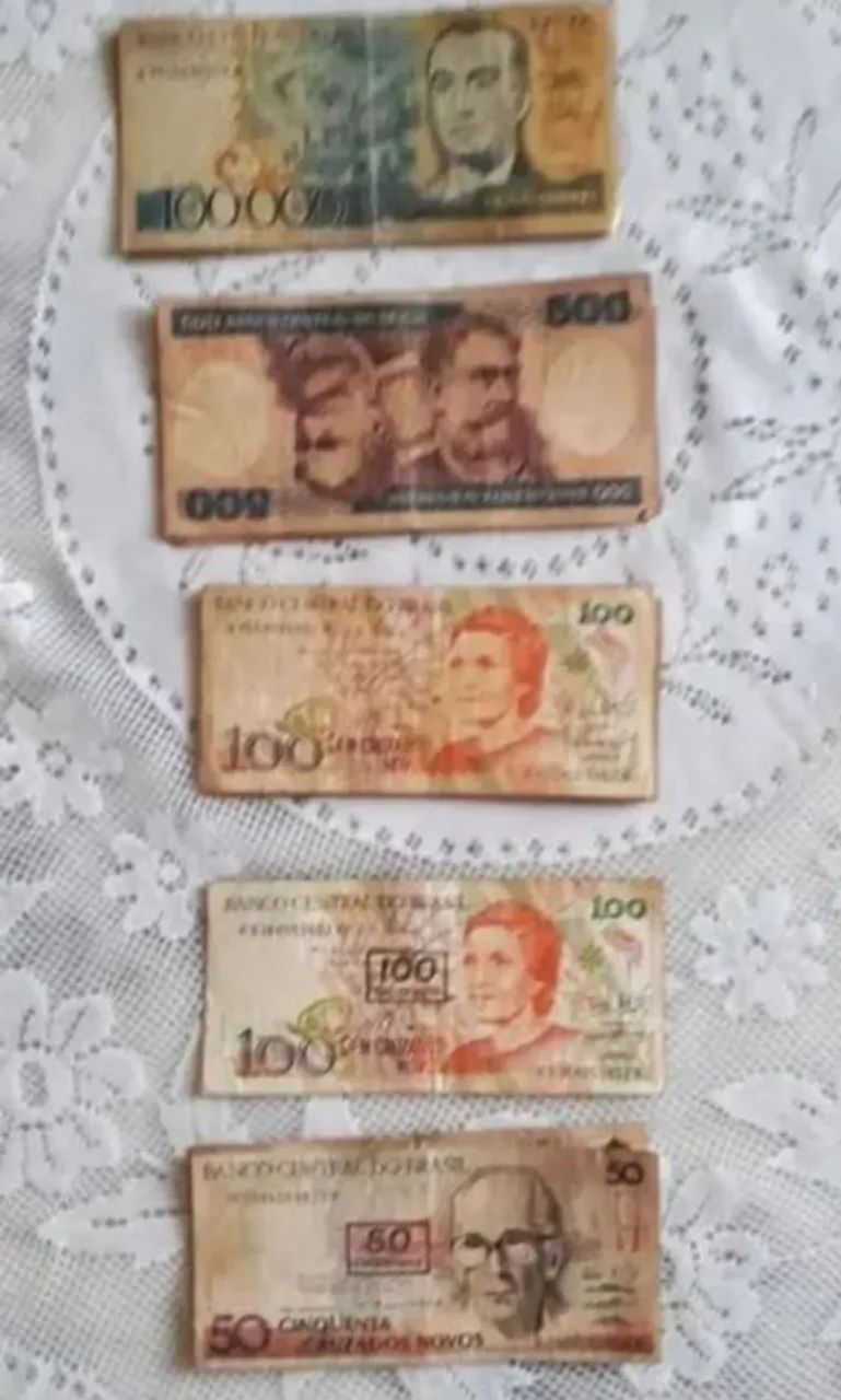 Lote de 25 Cédulas Antigas Brasileira  - Foto 4