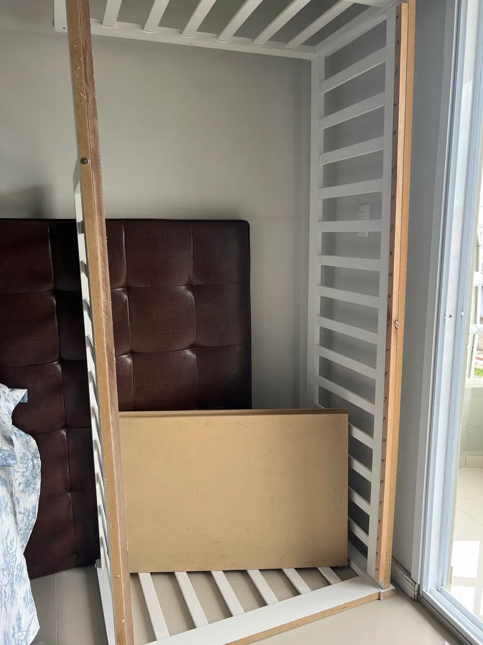 Cama solteiro branca - Foto 5