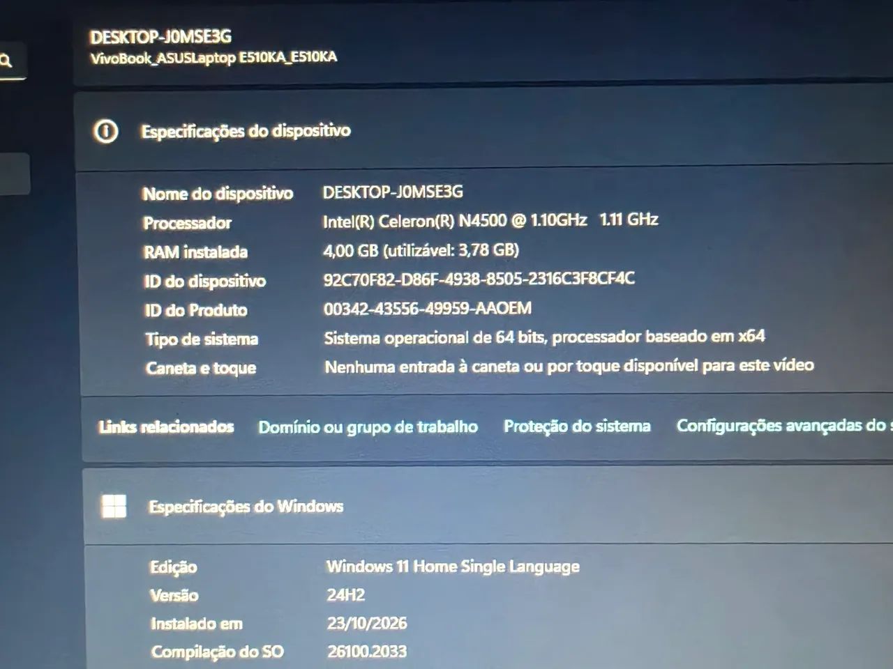 Notebook asus 15,6 polegadas - Foto 3