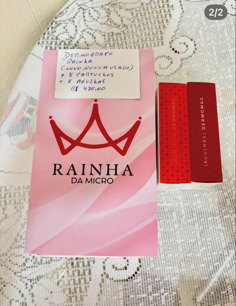 Dermografo manual Rainha novo 