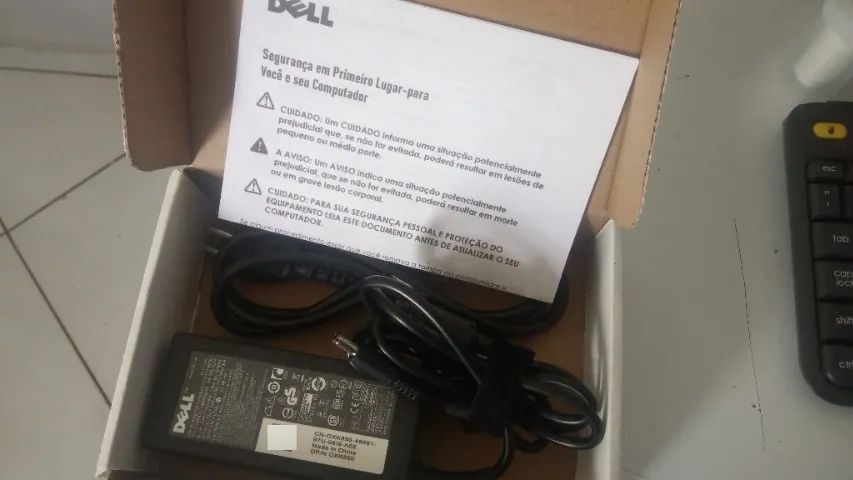 Fonte Notebook Dell Original Nova 65w (Retirar no local) - Foto 3
