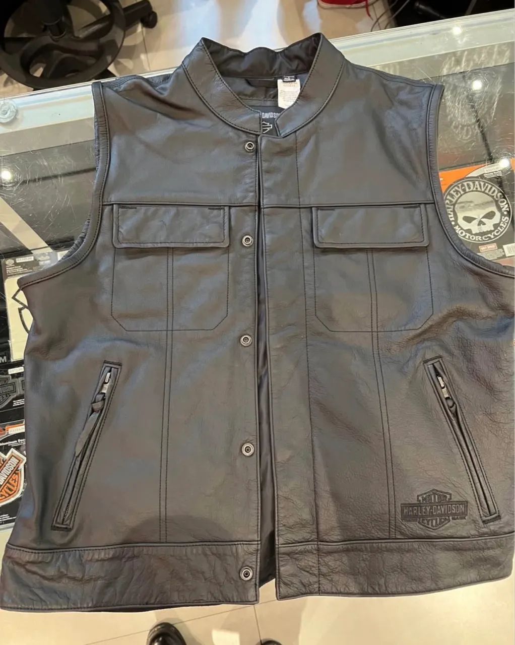 Colete Couro Harley Davidson Original  - Foto 3